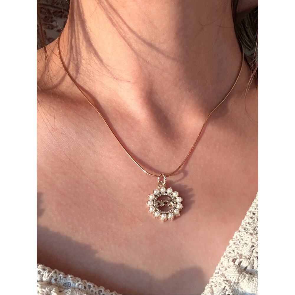 ✨ Vintage ONLY 1! Dior Pearls or Crystal Upcycled Necklace: BOGO Sale! ✨ - Picture 2 of 7